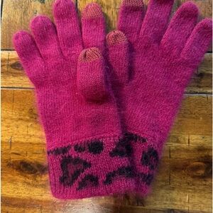 Coach glove and scarf set